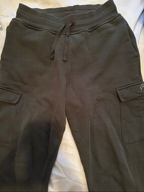 Oner Active Green Women's Cargo Joggers with Drawstring Waist